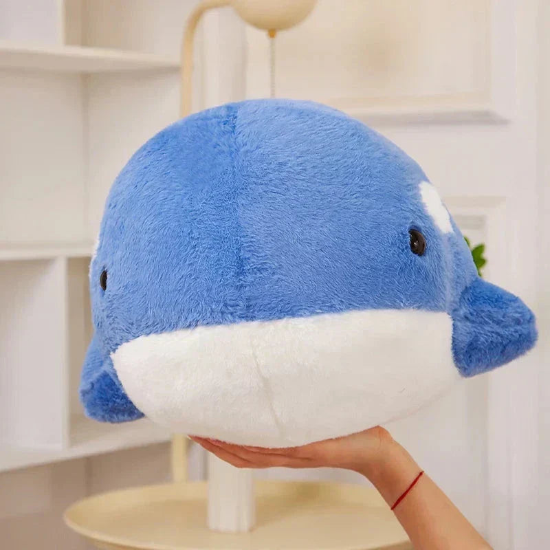 Cuddly Soft Blue Whale Stuffed Animal Toy