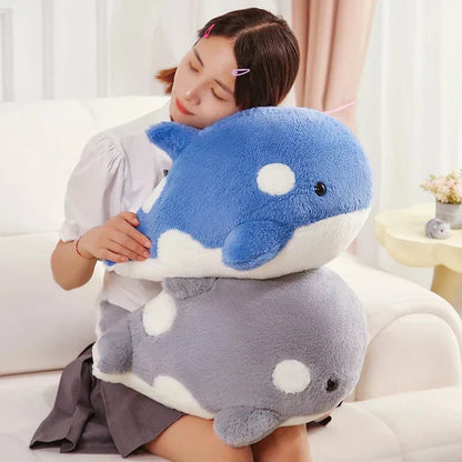 Cuddly Soft Blue Whale Stuffed Animal Toy