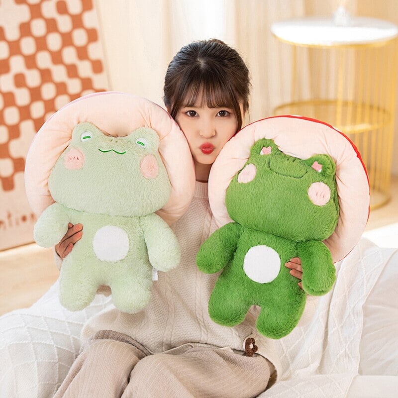 Cute Mushroom Frog Soft Plush Toys