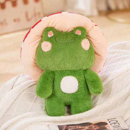 Cute Mushroom Frog Soft Plush Toys