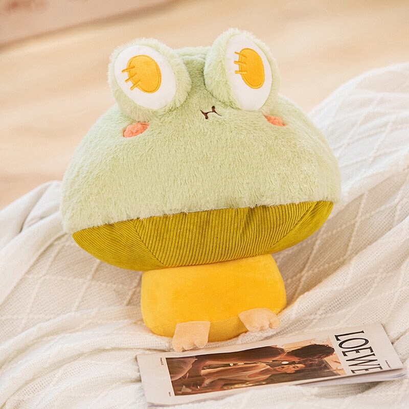 Cute Mushroom Frog Soft Plush Toys