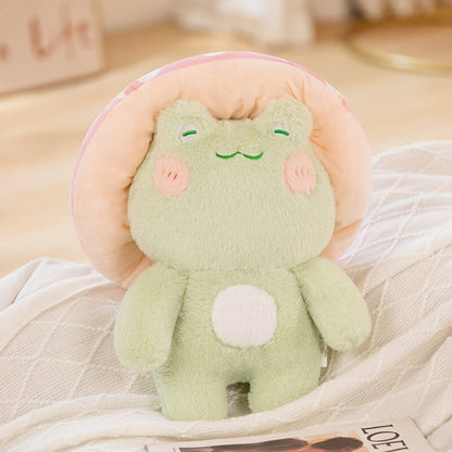 Cute Mushroom Frog Soft Plush Toys - Luxicro