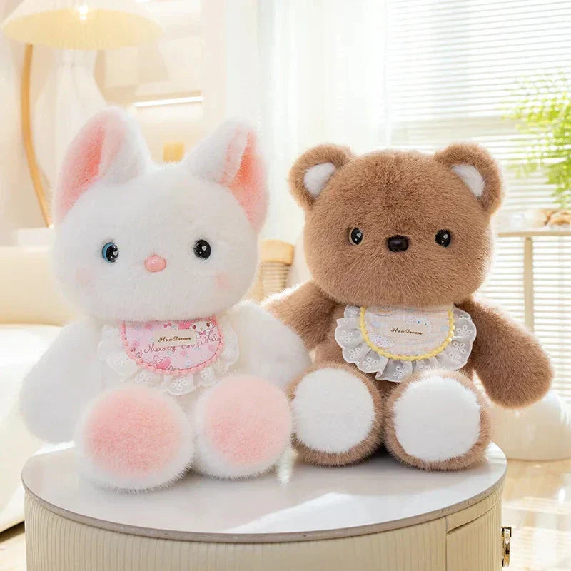Cute Cuddly Plush Animal Friends Set