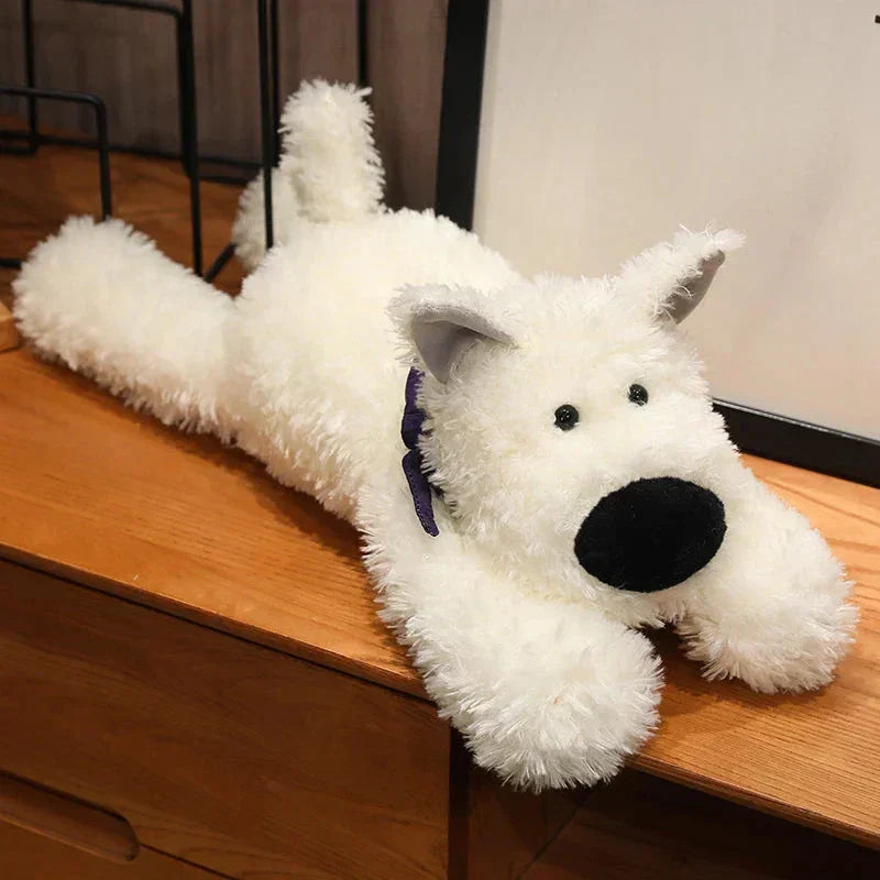 Cute White Terrier Soft Plush Toy