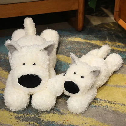 Cute White Terrier Soft Plush Toy