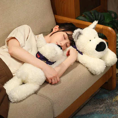 Cute White Terrier Soft Plush Toy
