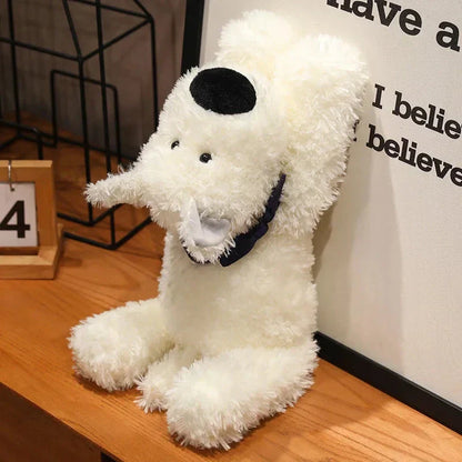 Cute White Terrier Soft Plush Toy