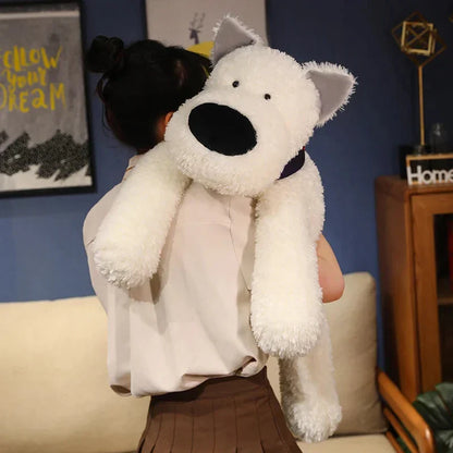 Cute White Terrier Soft Plush Toy