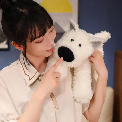 Cute White Terrier Soft Plush Toy