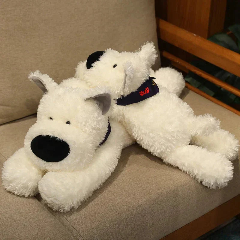 Cute White Terrier Soft Plush Toy