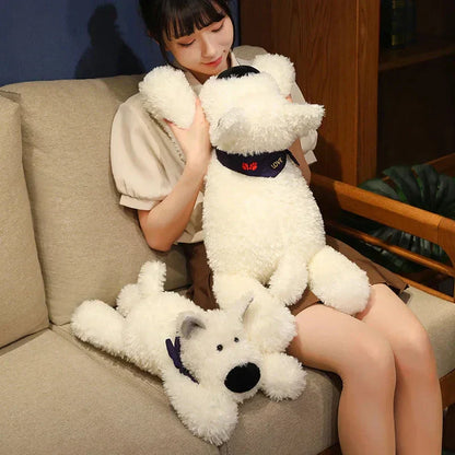 Cute White Terrier Soft Plush Toy