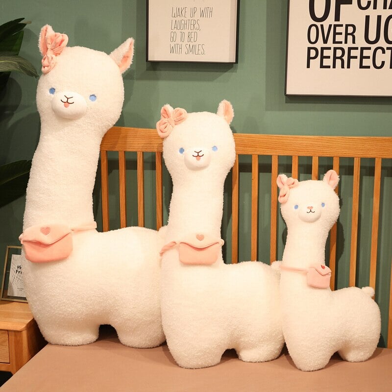 Cute Soft Alpaca White Stuffed Animal Plush