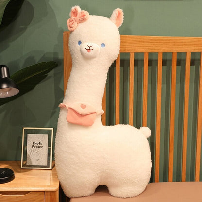 Cute Soft Alpaca White Stuffed Animal Plush