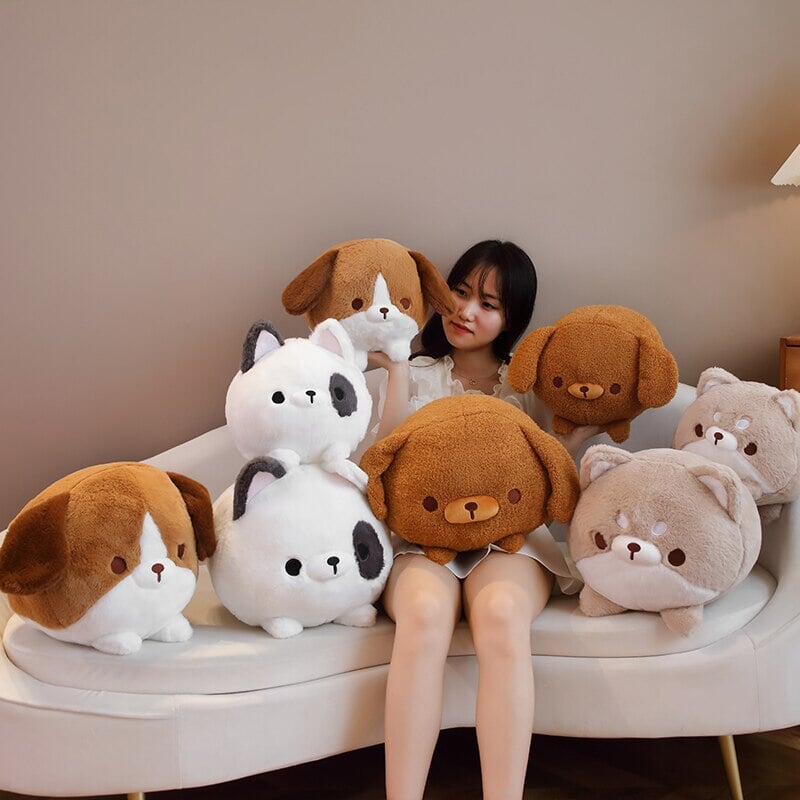 Adorable Dog Plush Toy Set