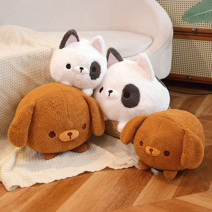 Cute Fluffy Dog Plush Toy Collection