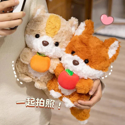 Cute Fox & Squirrel Soft Plush Toys