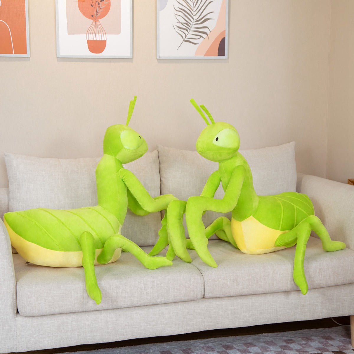 Adorable Large Praying Mantis Plush Toy