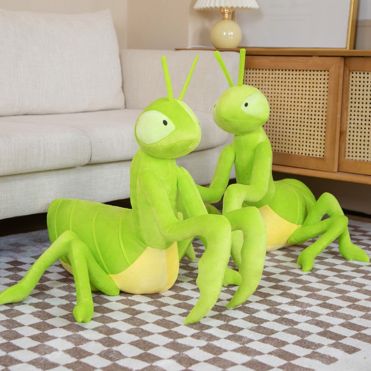 Adorable Large Praying Mantis Plush Toy - Luxicro