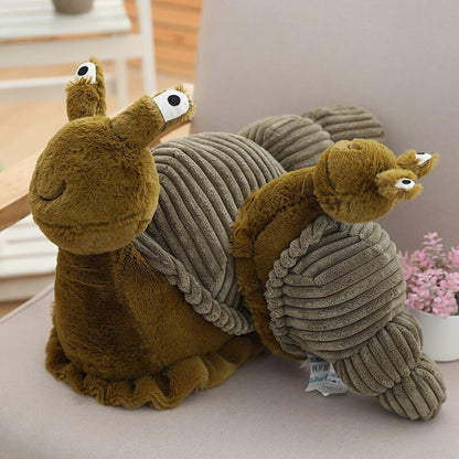 Cute Green Snail Stuffed Animal