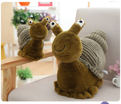 Cute Green Snail Stuffed Animal