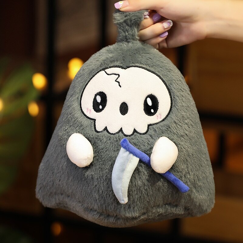 Cute Halloween Ghost & Reaper Plush Toys
