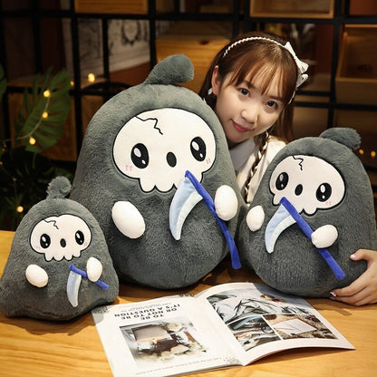 Cute Halloween Ghost & Reaper Plush Toys