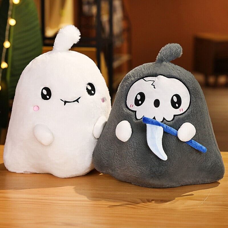 Cute Halloween Ghost & Reaper Plush Toys