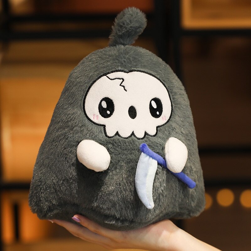 Spooky Fun Ghost & Reaper Stuffed Toys