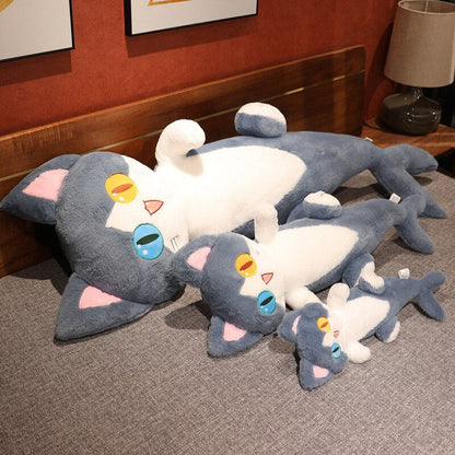 Cute Plush Dolphin Cat Soft Toy