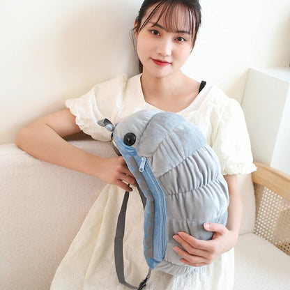 Cute Isopod Soft Plush Backpack