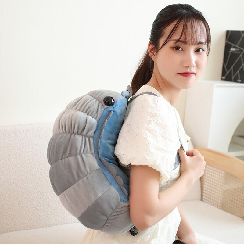 Cute Isopod Soft Plush Backpack