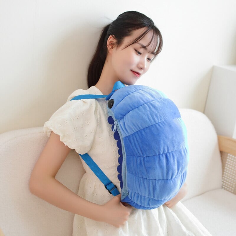 Cute Isopod Soft Plush Backpack