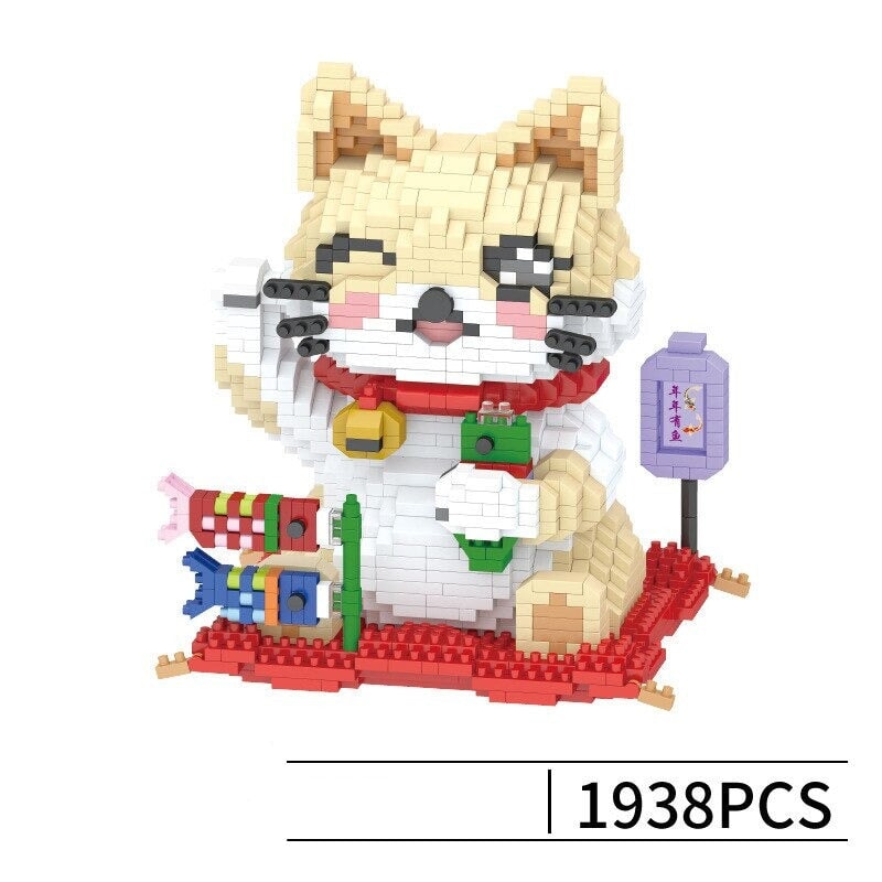 Small Adorable Lucky Cat Model Kit - Luxicro