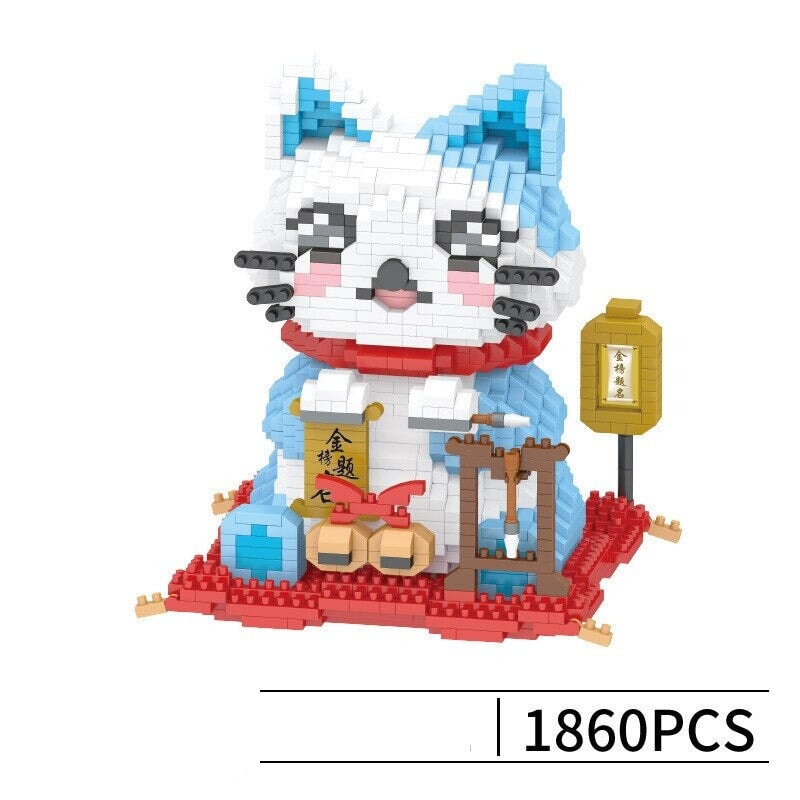 Small Adorable Lucky Cat Model Kit