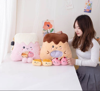 Cute Food Shaped Candy Plush Toy Bag