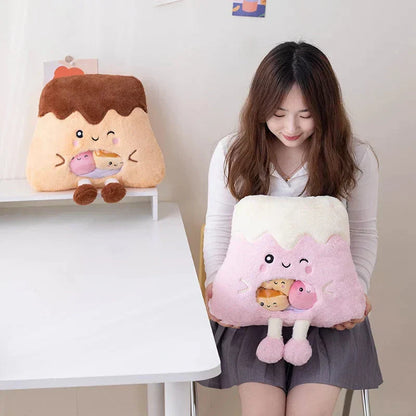 Cute Food Shaped Candy Plush Toy Bag