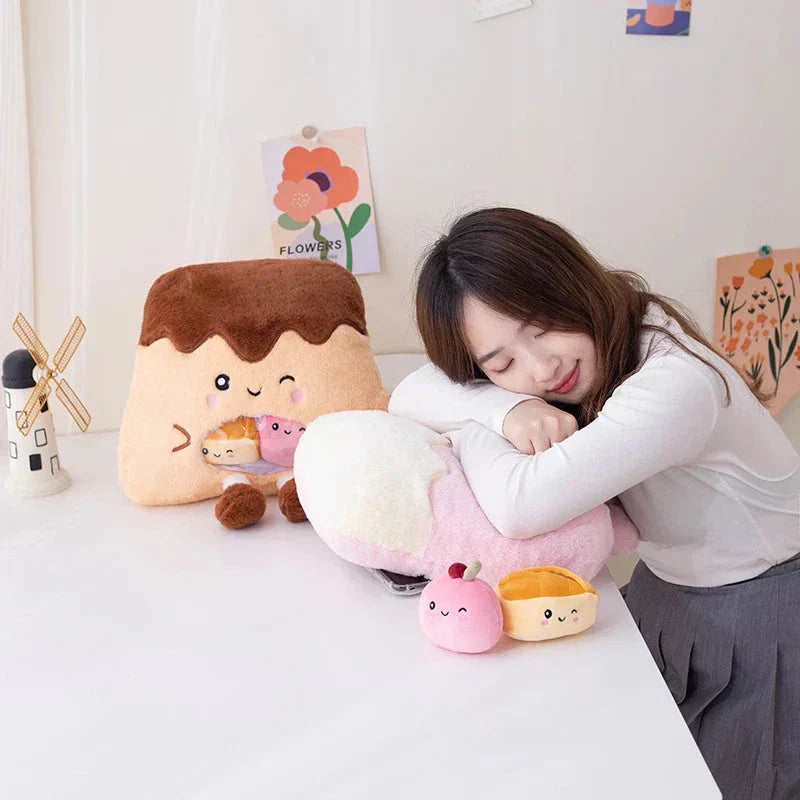 Cute Food Shaped Candy Plush Toy Bag