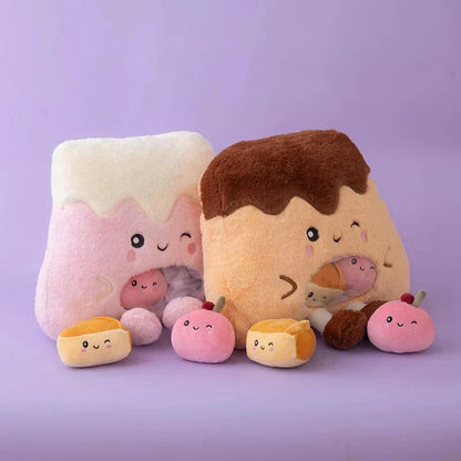 Cute Food Shaped Candy Plush Toy Bag