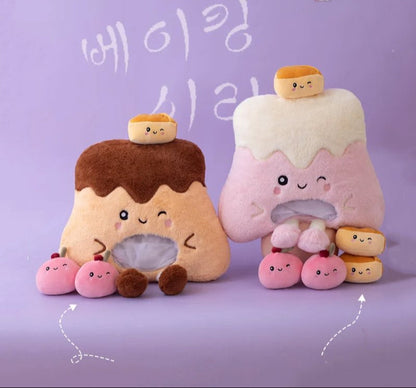 Cute Food Shaped Candy Plush Toy Bag