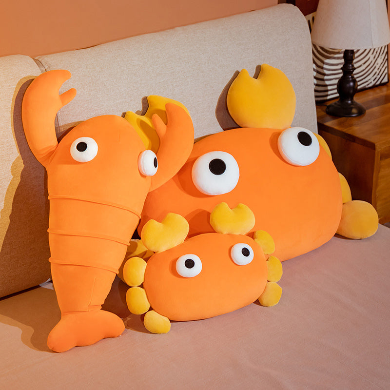 Adorable Ocean Friends Plush Crab Lobster Set