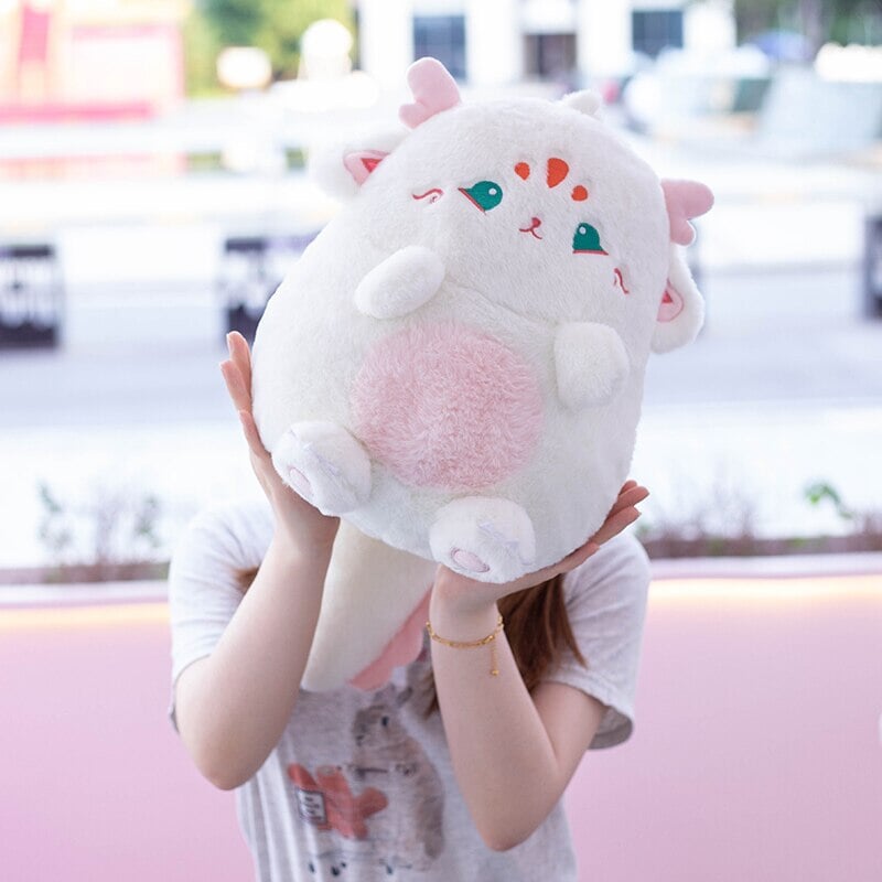 Soft Fluffy Pink Deer Teddy Plush