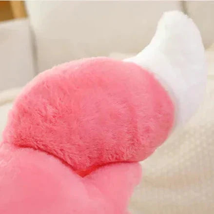 Adorable Floral Pink Fox Plush Toy