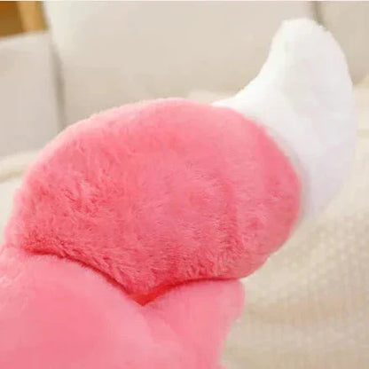 Adorable Floral Pink Fox Plush Toy