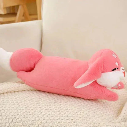 Adorable Floral Pink Fox Plush Toy