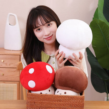 Adorable Plush Mushroom Toy Collection