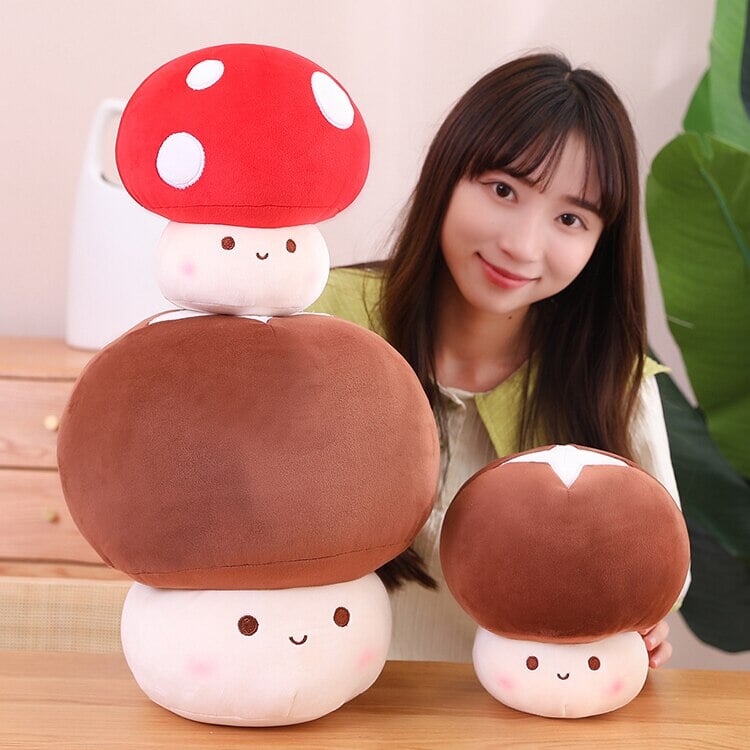 Adorable Plush Mushroom Toy Collection
