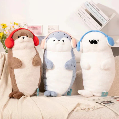 Adorable Soft Seal Stuffed Animal Set