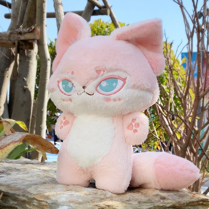 Adorable Fuzzy Fox Stuffed Animal - Luxicro