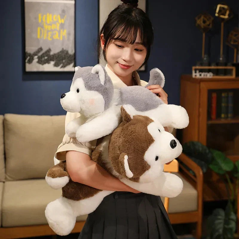 Adorable Cuddly Husky Stuffed Toy