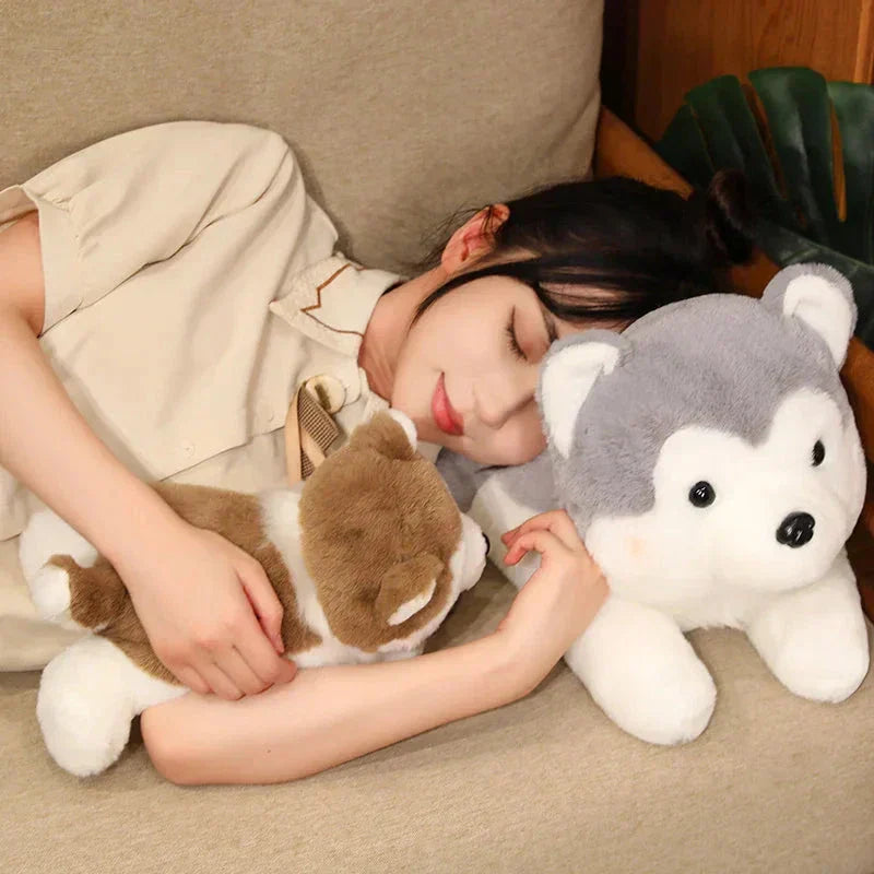 Adorable Cuddly Husky Stuffed Toy